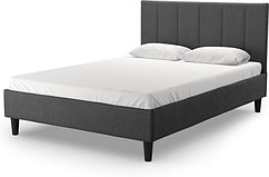 Кровать Salotti 10400016 ДЖЕЙН, 140x200 см, без матраса, серый