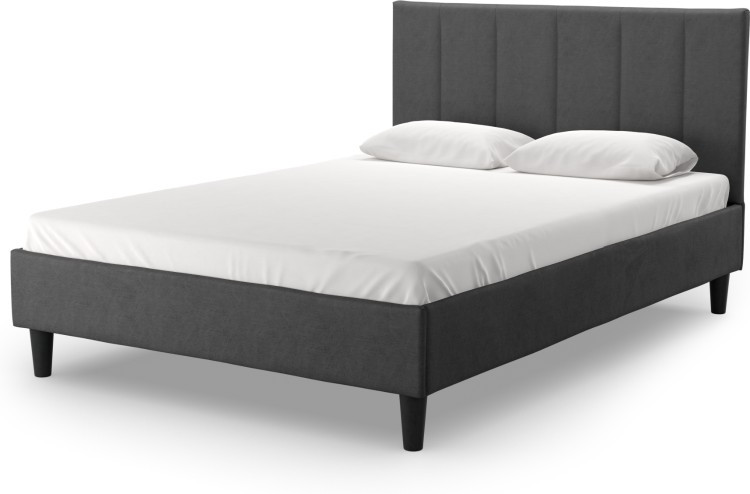 Кровать Salotti 10400016 ДЖЕЙН, 140x200 см, без матраса, серый - фото 6 - id-p110557194