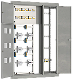 Щит этажный на 4 квартиры ЩЭ4-40А 4.5кА "4хАД12х40Ах100ма" "8хВАх1Рх16А" "4хВАх1Рх25А" GENERICA IP31 IEK, фото 2