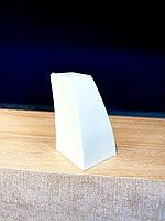 Ножка мебельная, деревянная с изгибом. 10 см