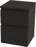 Тумба 2 ящика VARMA 2 (ВАРМА 2), чёрный ясень