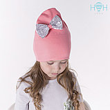Демисезонная шапка для девочки, фото 6