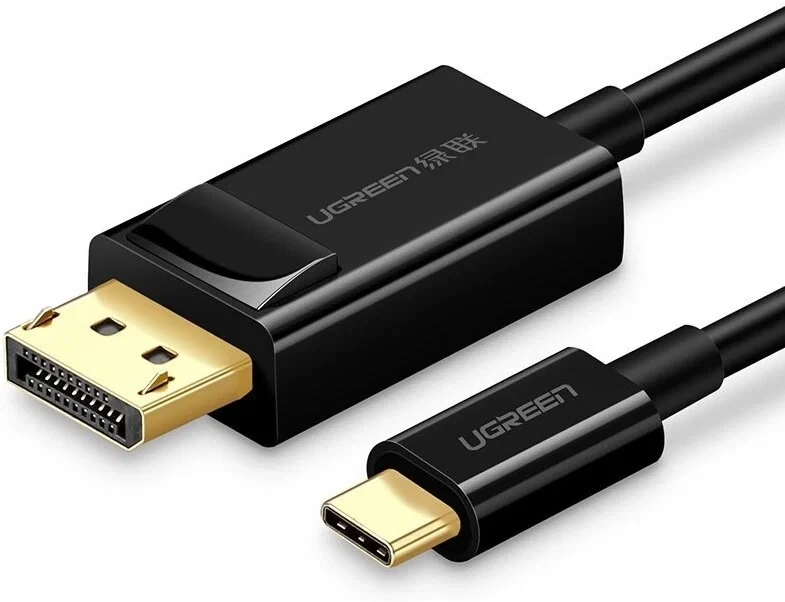 UGREEN 50994 Кабель MM139 USB-C - DisplayPort. 4K@30Гц. 1.5м. цвет черный, фото 1