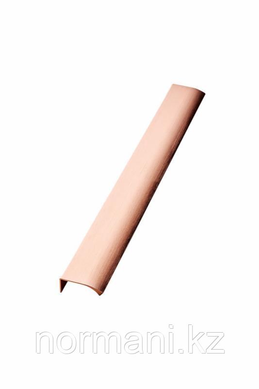 Ручка торцевая EDGE Straight  brushed rose gold CC2x160mm