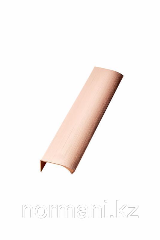 Ручка торцевая EDGE Straight   розовое золото шлифованная CC2x80mm L
