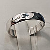 Обручальное кольцо 2,62 гр, серебро 925 проба, 19,5 размер/4мм, фото 6