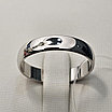 Обручальное кольцо 2,26 гр, серебро 925 проба, 17,5 размер/4мм, фото 4
