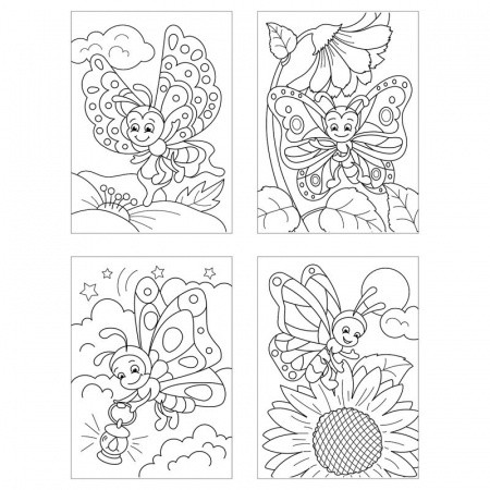 Раскраска А4 Мульти-Пульти "Бабочки", 8 страниц - фото 3 - id-p110592070