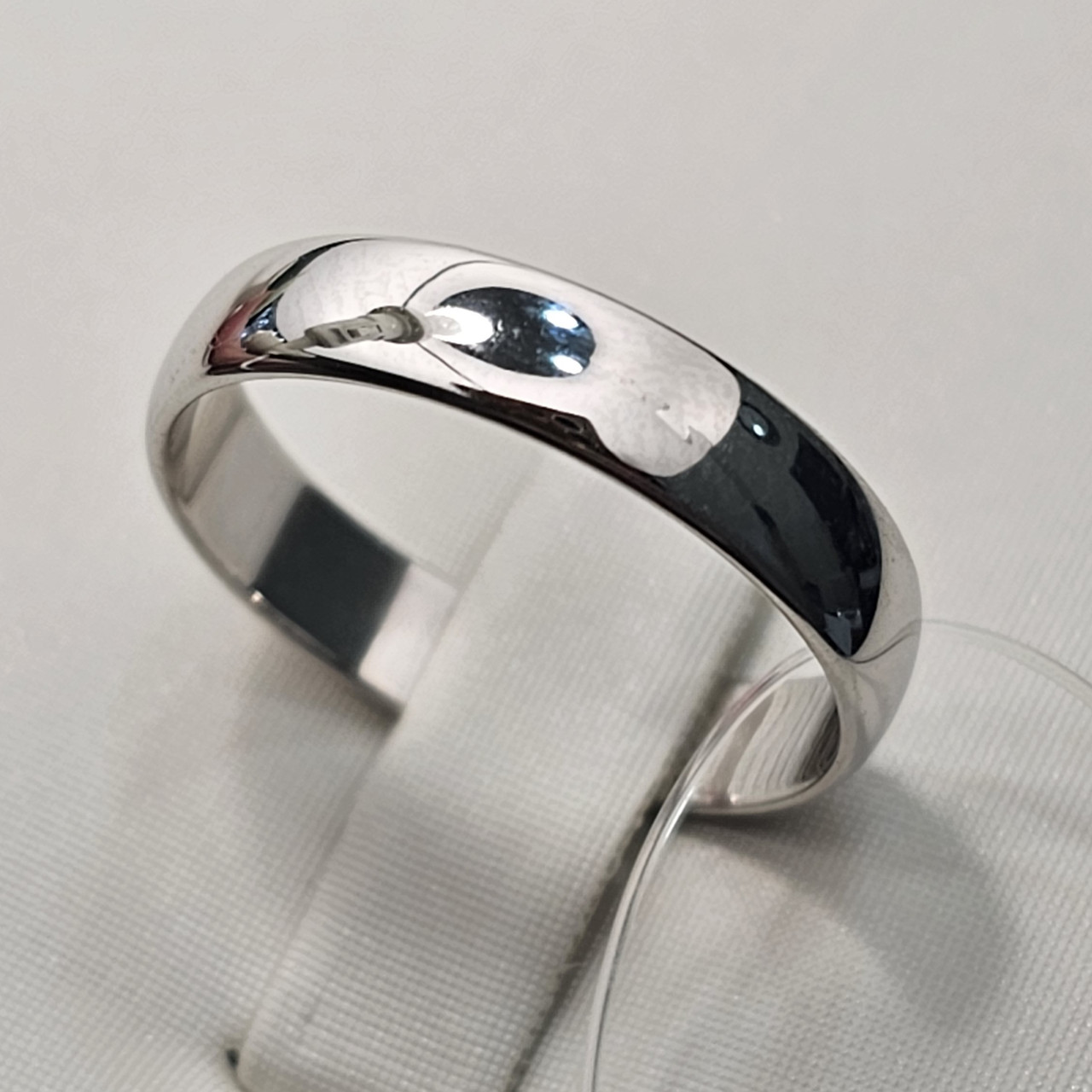 Обручальное кольцо 2,69 гр, серебро 925 проба, 21,5 размер/4мм - фото 8 - id-p110592093