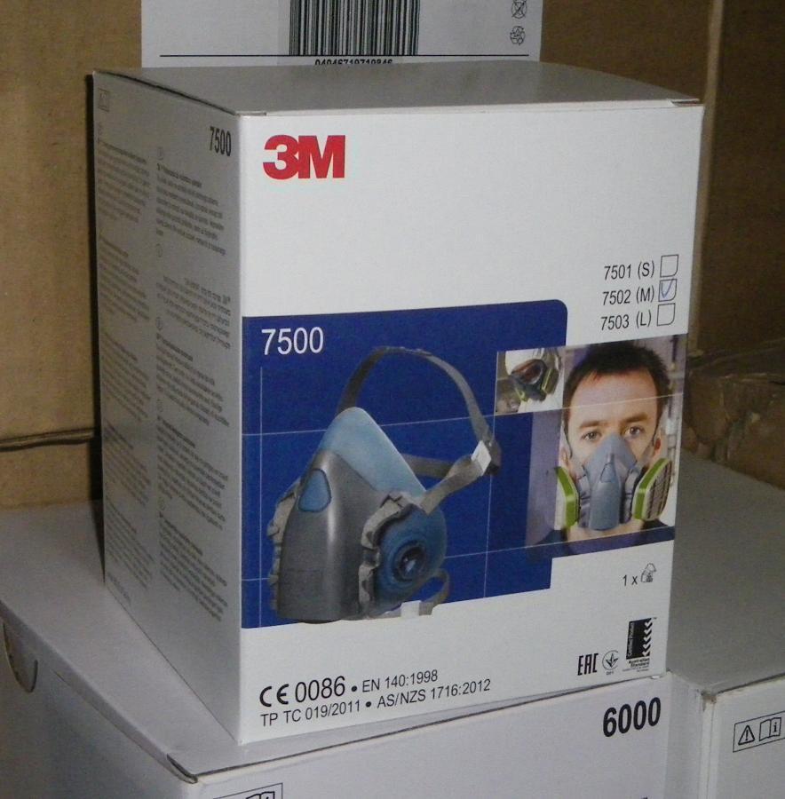 3M™ 7502 Полумаска серии 7500, размер - средний