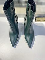 Модные женские полусапожки "Paoletti" зеленого цвета купить в интернет магазине. Обувь "осень 2023"., фото 5