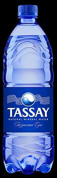 Вода газированная  питьевая "Tassay", 1 л
