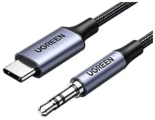 UGREEN 20192 Аудиокабель CM450 USB-C Male to 3.5mm Male with Chip 1m