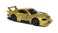 Hot Wheels Модель LB Super Silhouette Nissan Silvia S15, золотистый