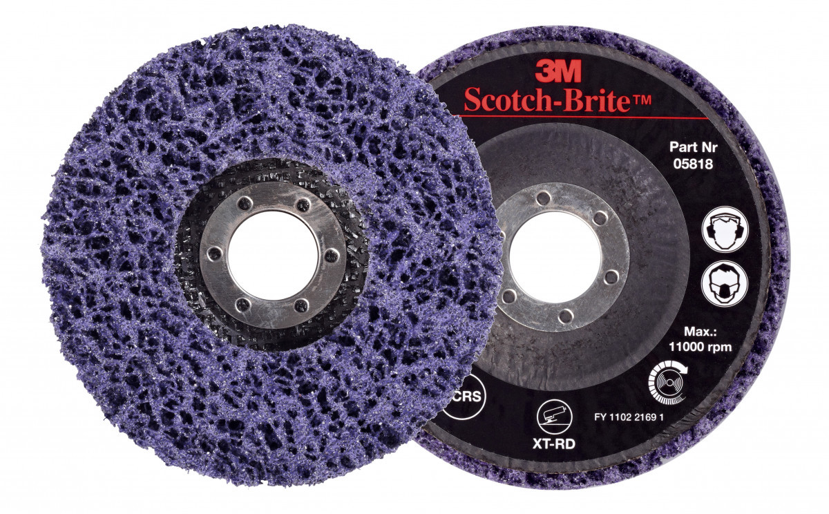 Scotch-Brite® Круг CG-DB S XCS голубой 115 мм х 22мм, 10 шт/кор