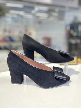 Модные женские туфли черного цвета купить в Алматы.