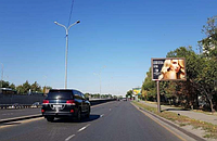 Размещение ситибордов в Алматы пр.Аль-Фараби - ул.Мустафина, северо-восток, напротив парка Первого президента
