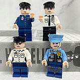 Конструктор Минифигурки M80410 Эксклюзивный набор Полиции офицеры полиции в одном наборе 8шт, фото 3