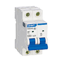 Автоматический выключатель CHINT NXB-63 2P 10A C 6kA 814091