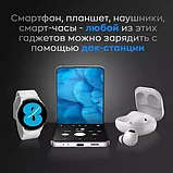 Зарядное устройство 3-в-1 беспроводное складное MagSafe ROBOQI Compact W07 (Белый), фото 2