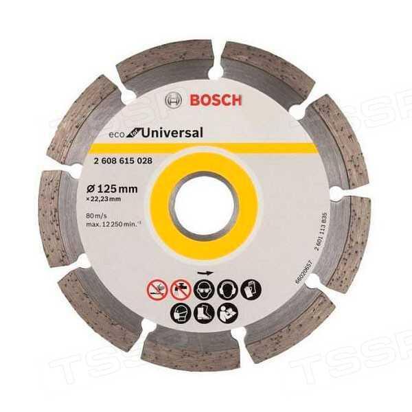 Диск алмазный Bosch 125*22,23 ECO Universal 2608615041 - фото 1 - id-p110334866