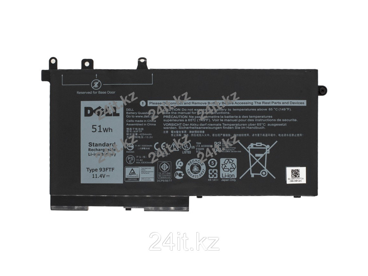 Аккумулятор для ноутбука Dell 93FTF, фото 1