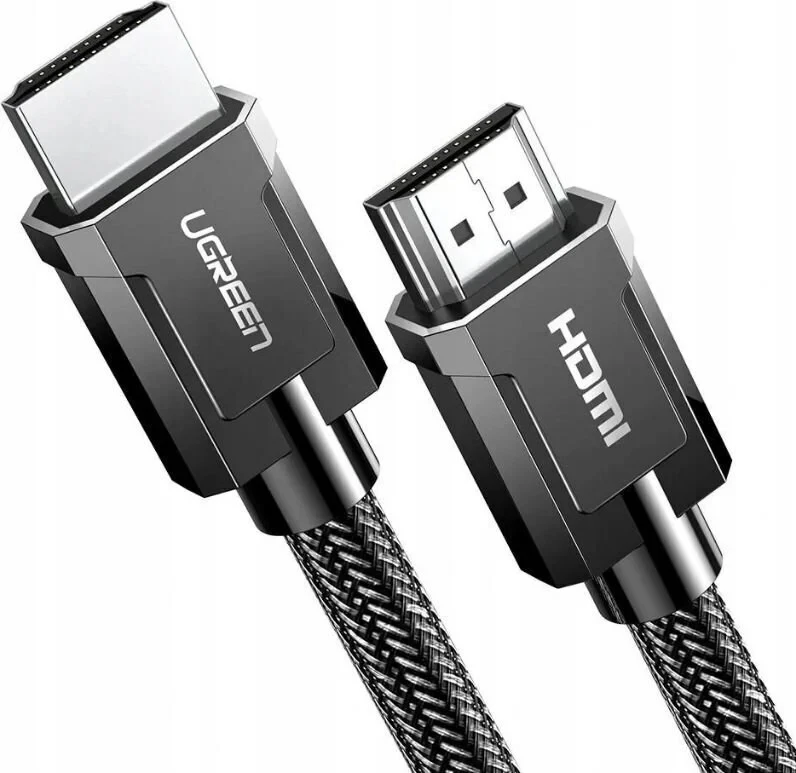 UGREEN 80401 Кабель HD140 HDMI A M/M Cable with Braided, 1m
