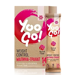 Yoo Go - Напиток Weight Control (малина-гранат), 14 порций по 5 г