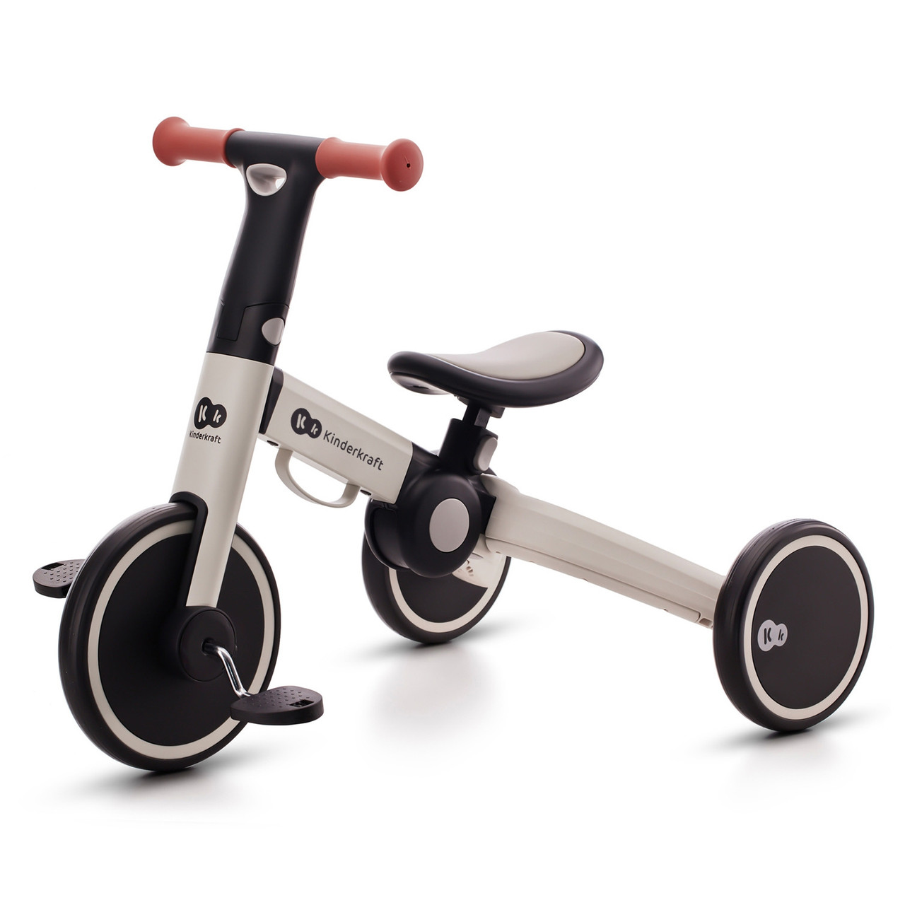 Складной беговел-велосипед Kinderkraft 4TRIKE Silver Grey