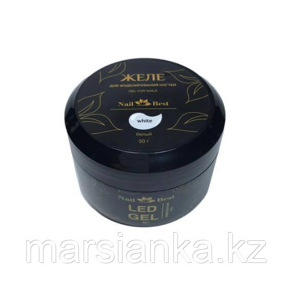 Желе для моделирования ногтей Nail Best White (белый), 50 мл