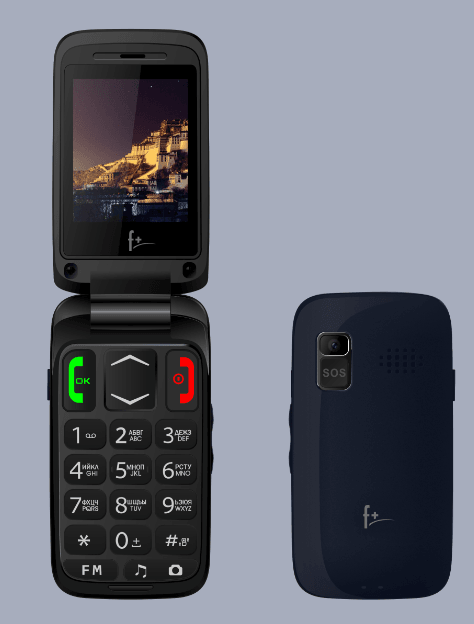 Мобильный телефон F+ Ezzy Trendy1 2 SIM серый - фото 1 - id-p110595055