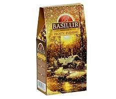 ЧАЙ ЧЕРНЫЙ ЛИСТОВОЙ BASILUR - МОРОЗНЫЙ ВЕЧЕР, В КОРОБКЕ 100 Г