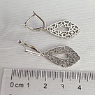 Серьги из серебра с фианитами Вознесенский 11-0090, фото 3