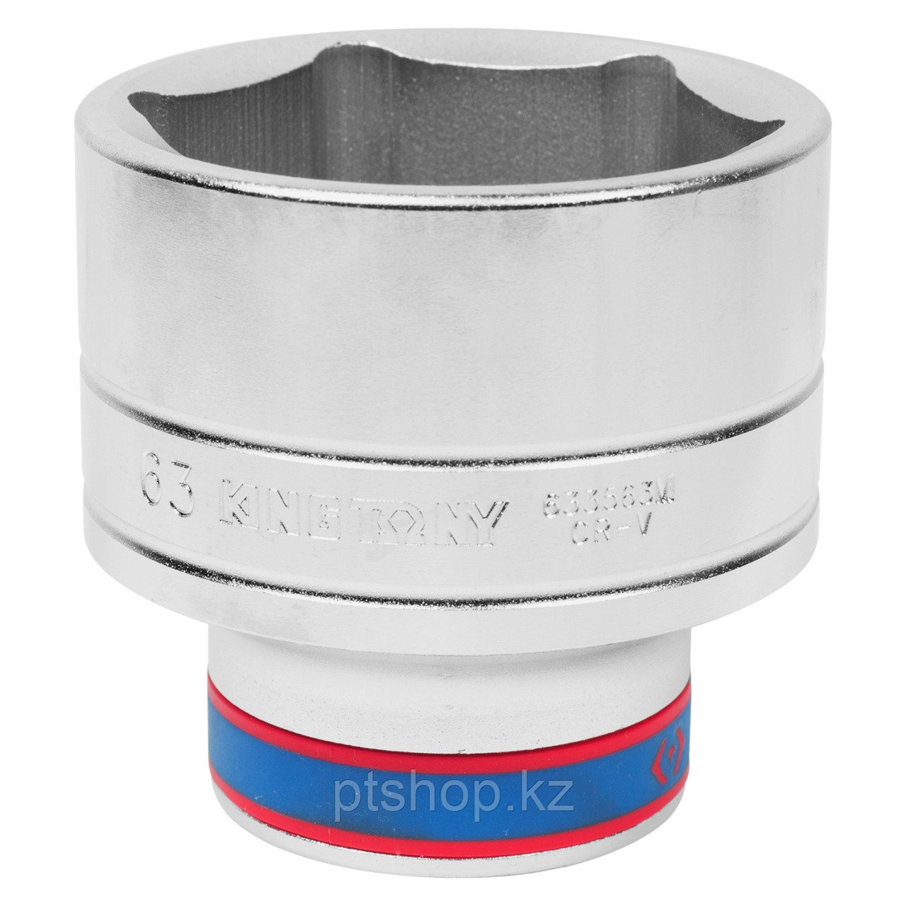 KING TONY Головка торцевая стандартная шестигранная 3/4", 62 мм KING TONY 633562M