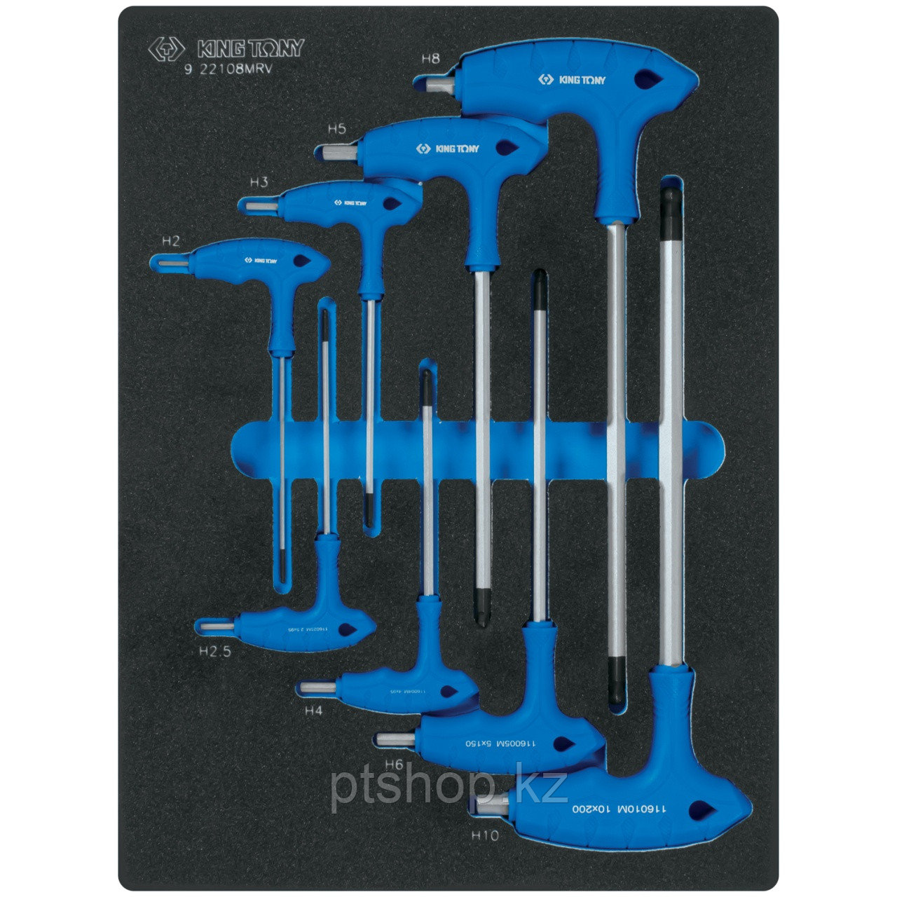 Набор шестигранников King Tony 9-22108MRV L-тип 8 предметов