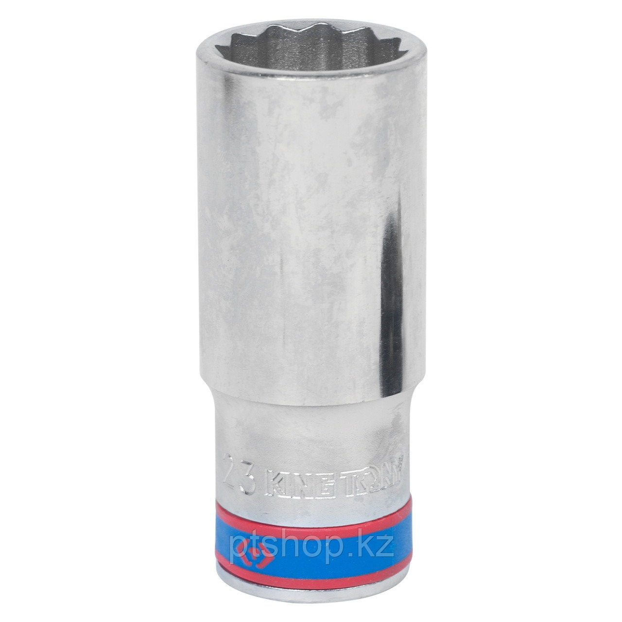 KING TONY Головка торцевая глубокая двенадцатигранная 1/2", 23 мм KING TONY 423023M