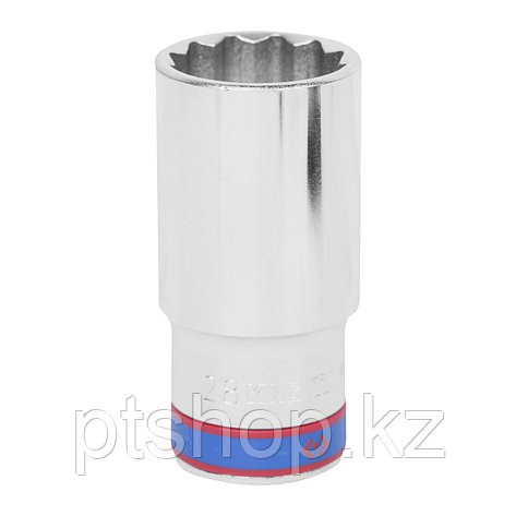 KING TONY Головка торцевая глубокая двенадцатигранная 1/2", 28 мм KING TONY 423028M, фото 1