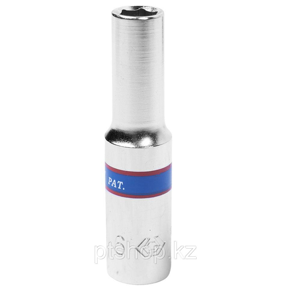 KING TONY Головка торцевая глубокая шестигранная 1/4", 6 мм KING TONY 223506M