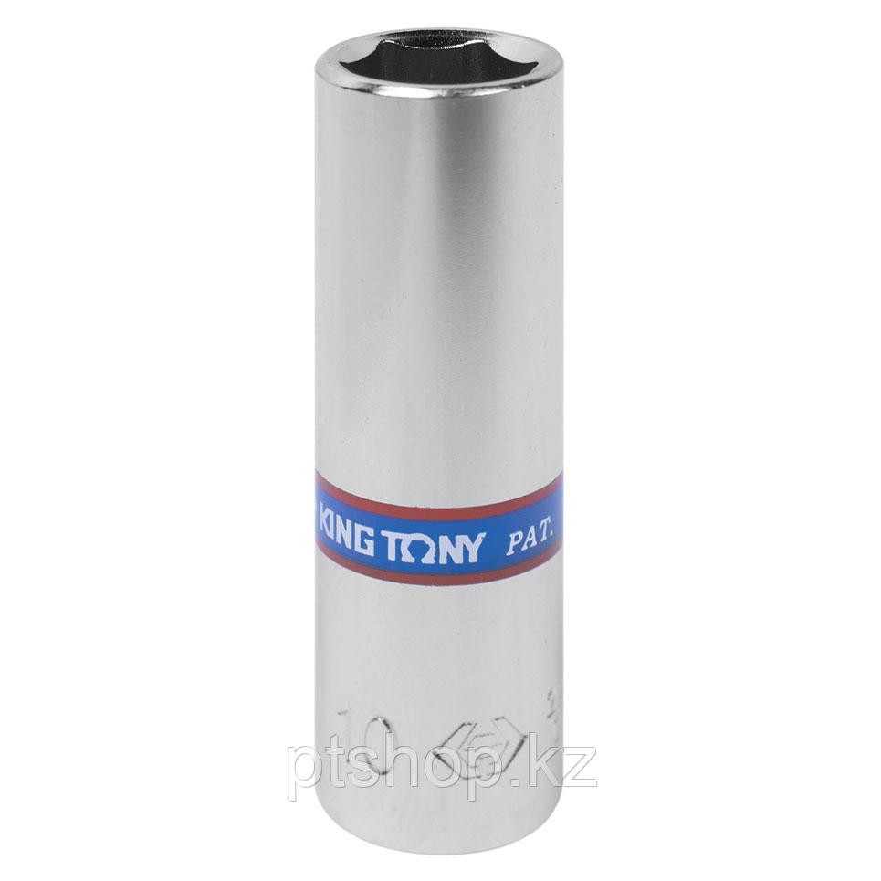 KING TONY Головка торцевая глубокая шестигранная 1/4", 10 мм KING TONY 223510M