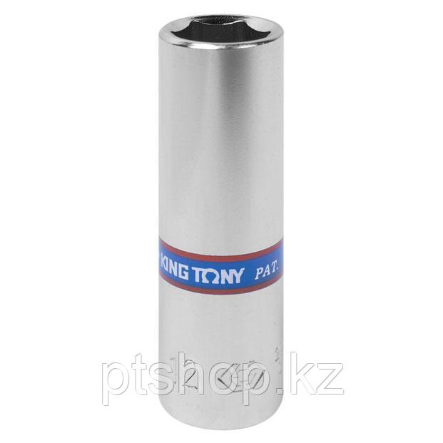 KING TONY Головка торцевая глубокая шестигранная 1/4", 12 мм KING TONY 223512M