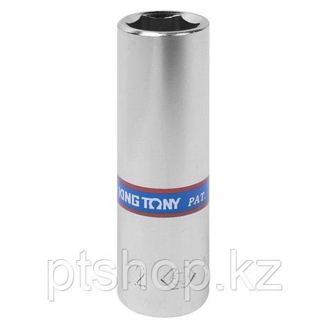 KING TONY Головка торцевая глубокая шестигранная 1/4", 12 мм KING TONY 223512M, фото 1