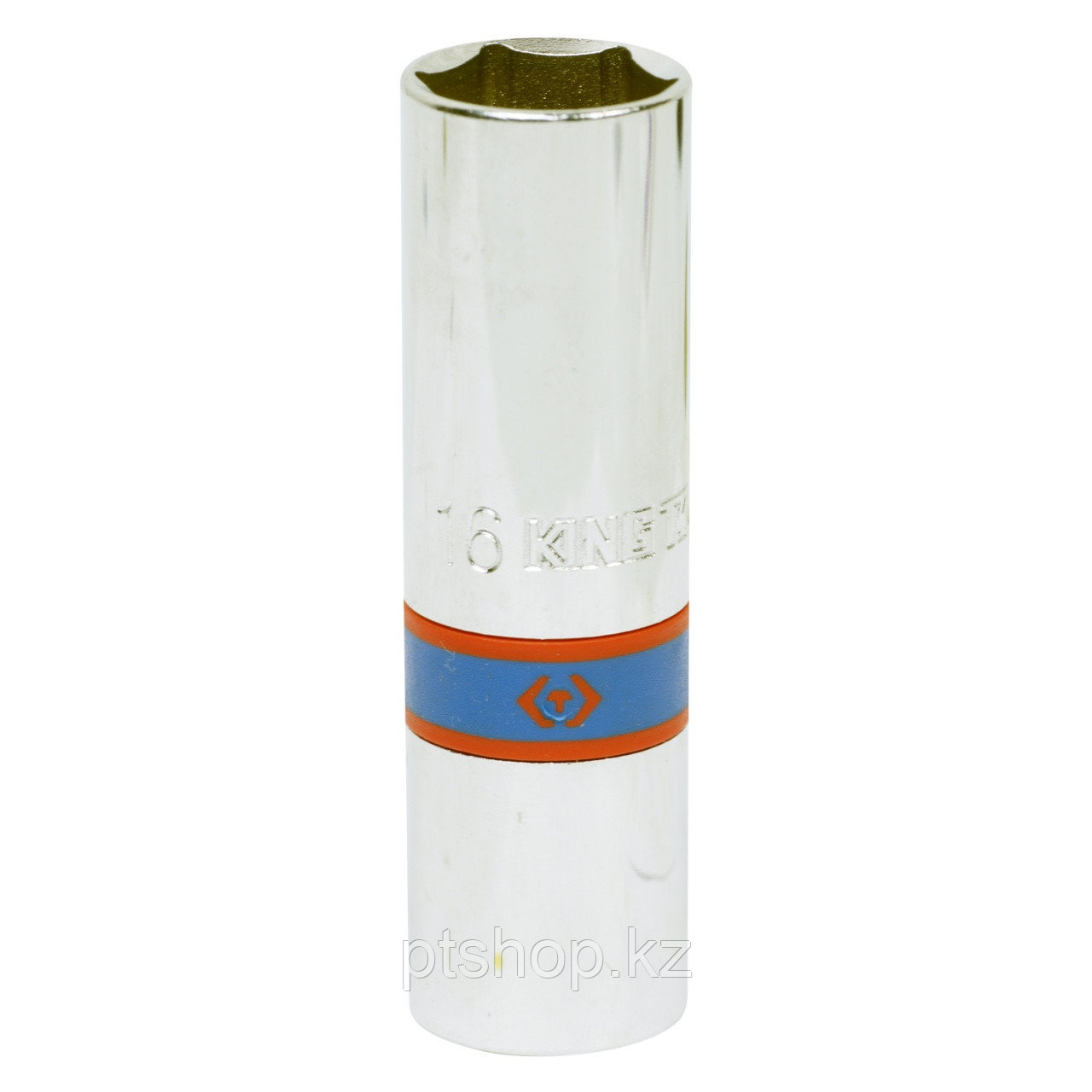 KING TONY Головка свечная шестигранная 1/2", 16 мм, магнитный фиксатор KING TONY 466516