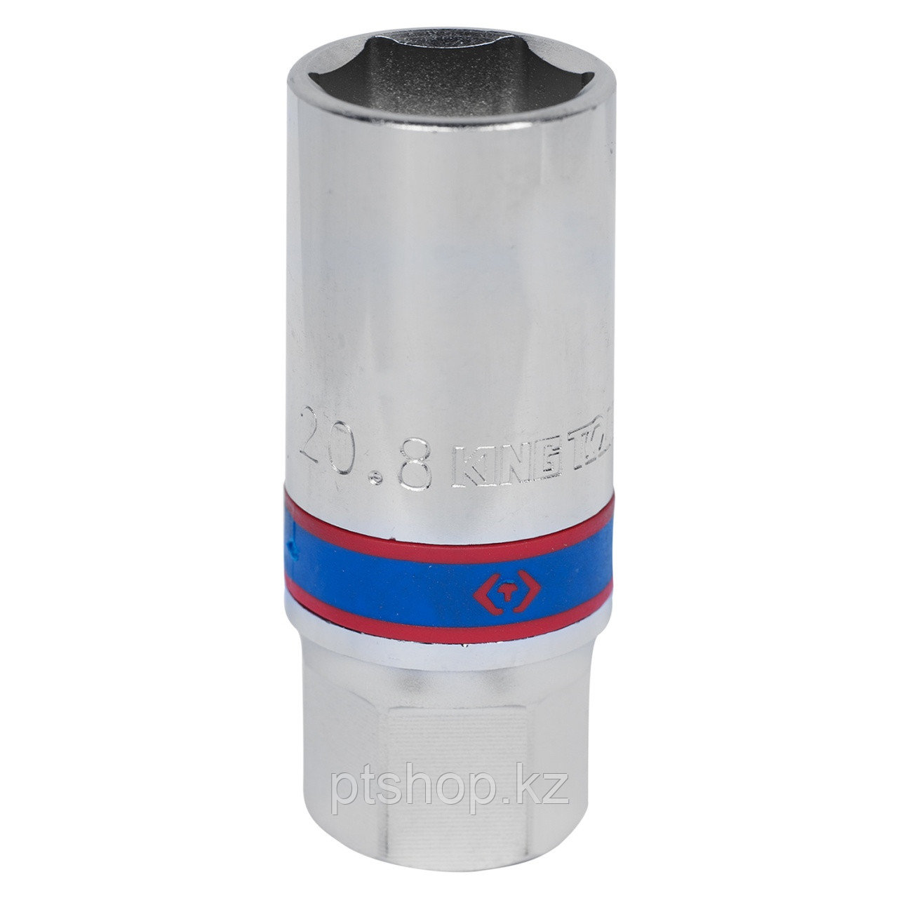 KING TONY Головка свечная шестигранная 1/2", 21 мм, магнитный фиксатор KING TONY 466521