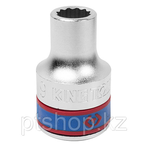 KING TONY Головка торцевая стандартная двенадцатигранная 1/2", 9 мм KING TONY 433009M, фото 1