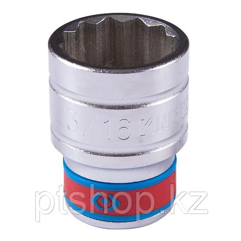 KING TONY Головка торцевая стандартная двенадцатигранная 1/2", 13/16", дюймовая KING TONY 433026S, фото 1