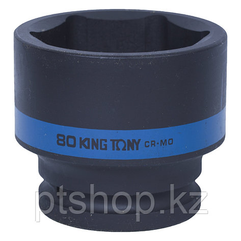 KING TONY Головка торцевая ударная шестигранная 1", 80 мм KING TONY 853580M, фото 1
