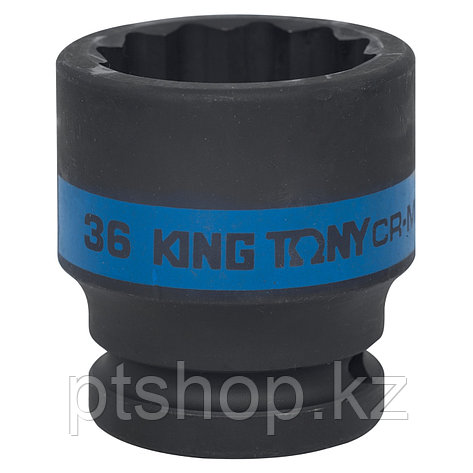 KING TONY Головка торцевая ударная двенадцатигранная 3/4", 36 мм KING TONY 653036M, фото 1