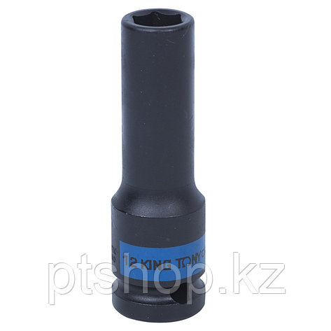 KING TONY Головка торцевая ударная глубокая шестигранная 1/2", 12 мм KING TONY 443512M, фото 1