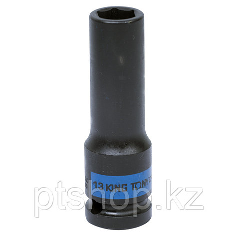 KING TONY Головка торцевая ударная глубокая шестигранная 1/2", 13 мм KING TONY 443513M, фото 1