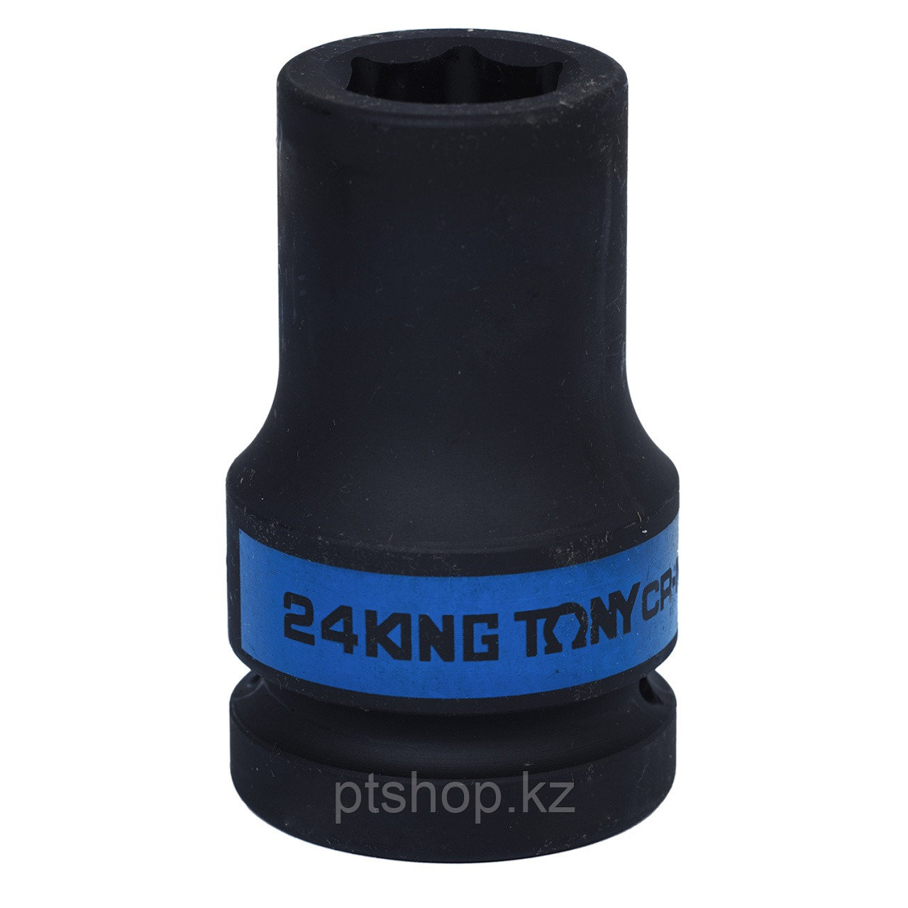 KING TONY Головка торцевая ударная глубокая шестигранная 1", 24 мм KING TONY 843524M